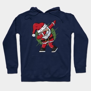 Funny Dabbing Santa Claus Cartoon Hoodie